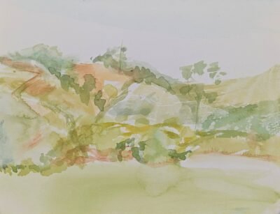 Breeze Over the Tarra Valley Gippsland Watercolour Print